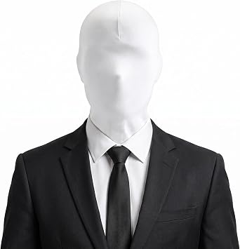 Pack of 2 Black Masks Halloween Mask Spandex Full Face Mask Costume