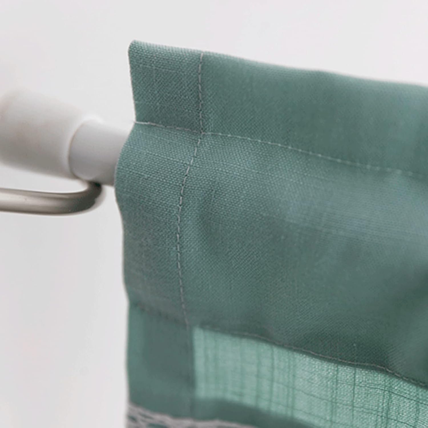 Window Treatment Tiers,Cotton Linen Cafe Kitchen Curtains Panel,Short Curtain Valance,Bistro curtain country Country style,Lace Decorative Curtains for Kitchen Bedroom Cafe Children Living Room