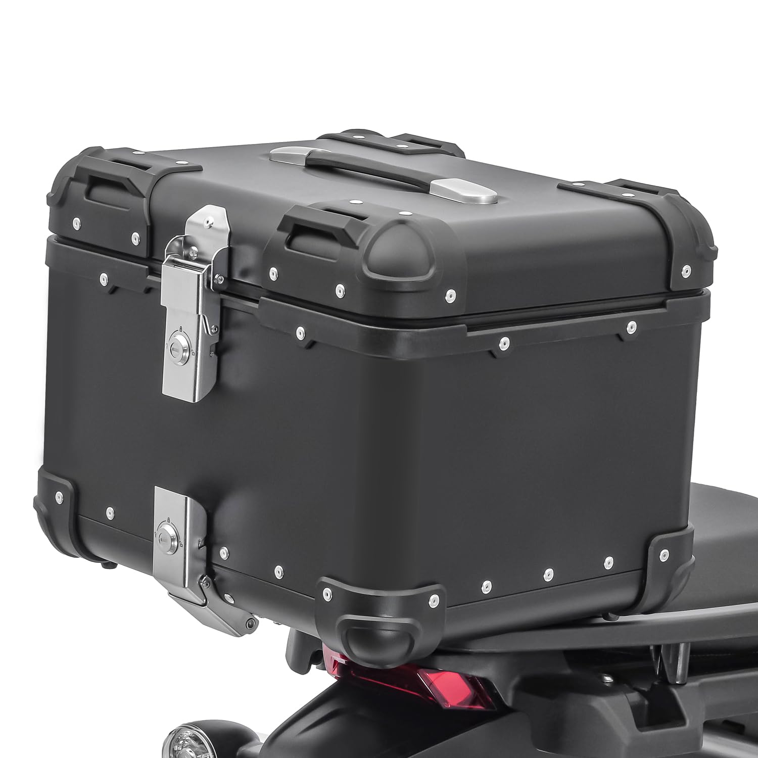 Baul Aluminio Moto Bagtecs XS45 Top Case Negro 45 litros