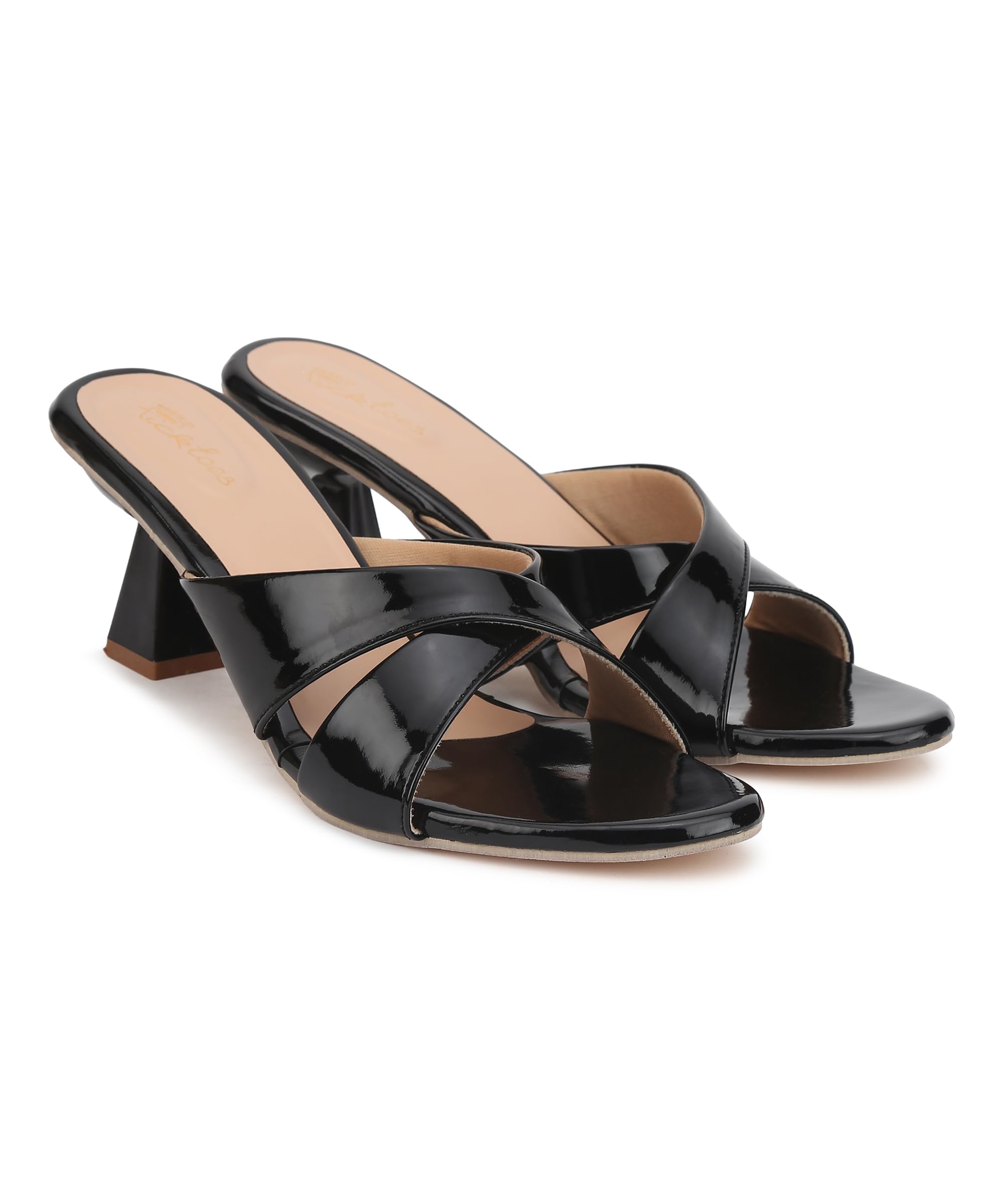 Picktoes cross design women heels (B0D1GLB9TK) Amazon Price History, Amazon Price Tracker