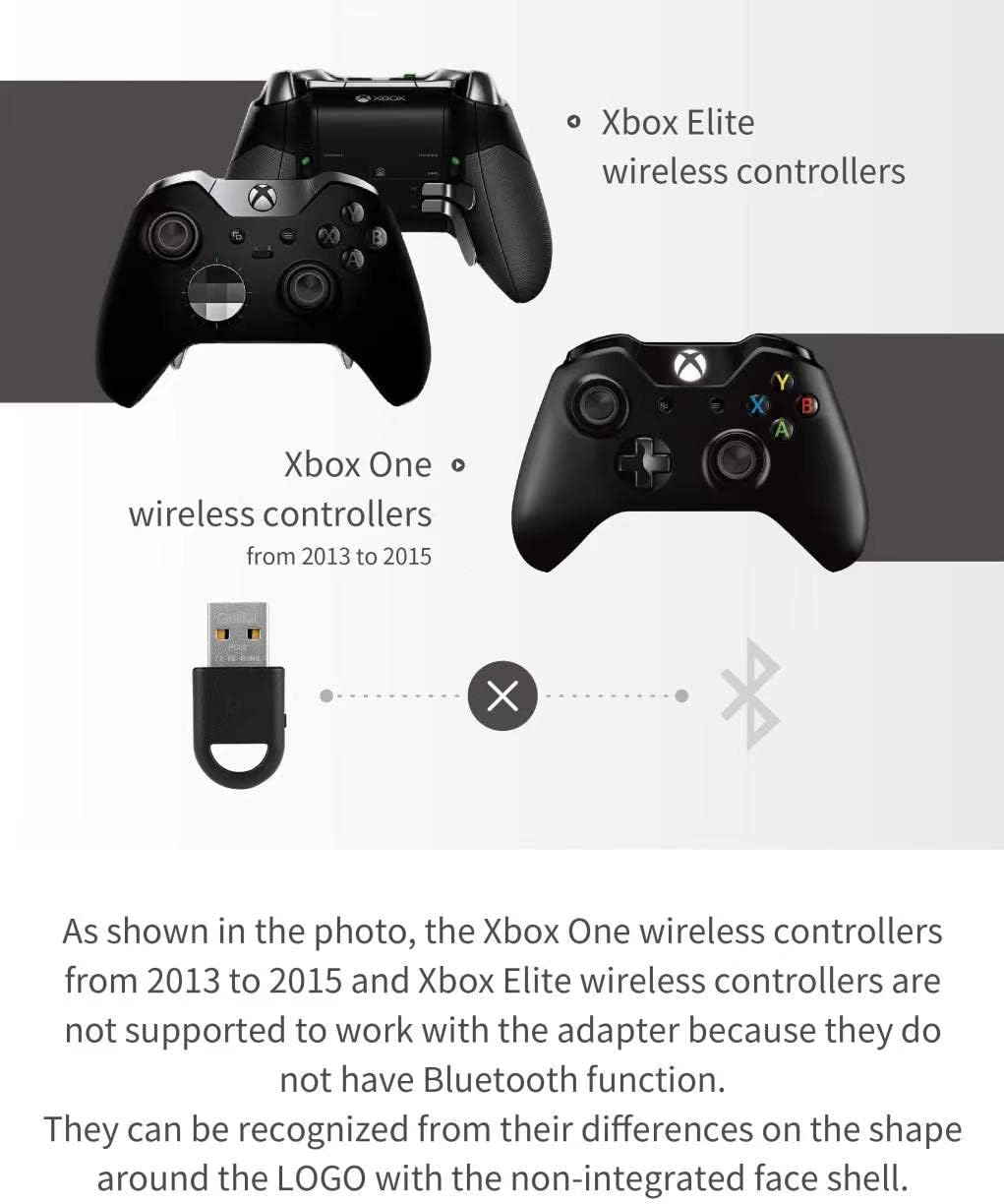 GuliKit Wireless Controller Adapter for Xbox One Controller, Xbox Series Controllers, Kingkong 2 & 2 Pro Controller, Windows7/8/10/11