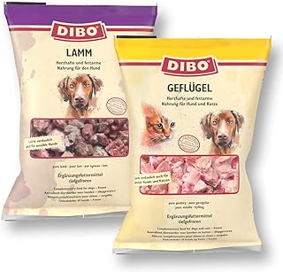 DIBO Meat 2 x Poultry & 1 x Lamb 3 x 2,000 g Bags, Frozen Food, Healthy, Natural Diet for Dogs, Dog Food, Barf, B.A.R.F. product image