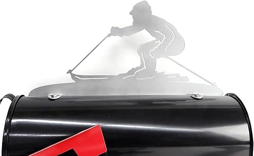 Vista 115 de Hobby, Recreation and Career Style Metal Powder Coated Mailbox Topper (Excavator, Matte Black) Negro mate,Dark Yellow,Blue,Copper,Gris-oscuro,Gloss