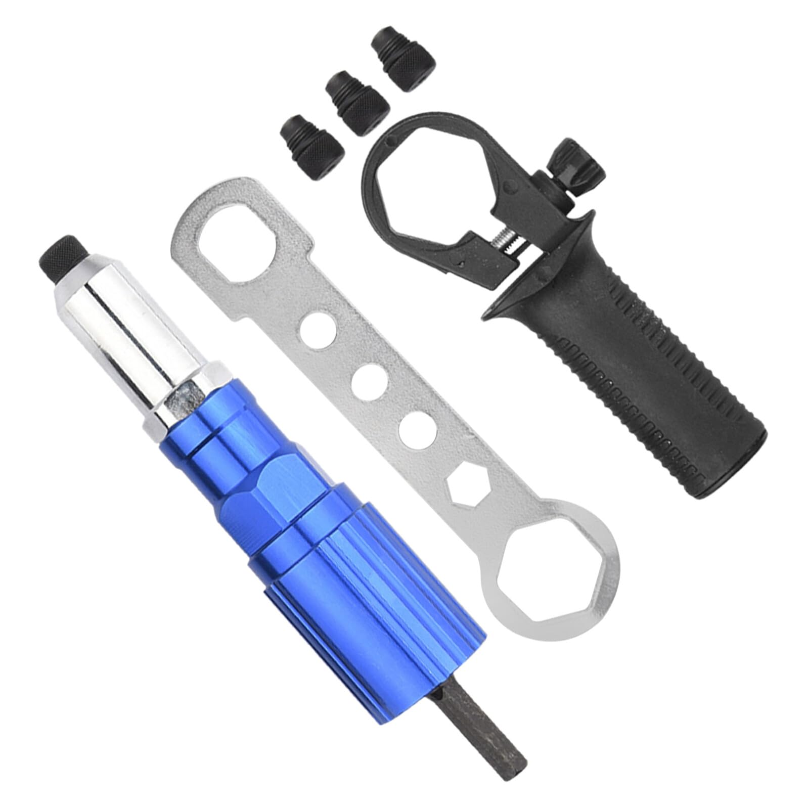 Outil rivetage polyvalent et adaptateur pistolet à rivets en alliage aluminium pour bricolage