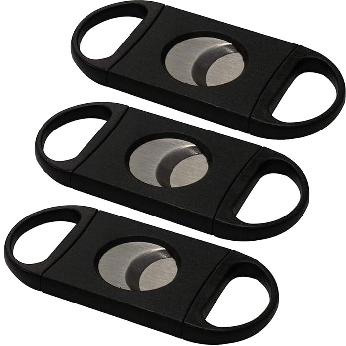 Buy Large 60 Ring Gauge Guillotine Cigar Cutter (3 Pack) By Prestige