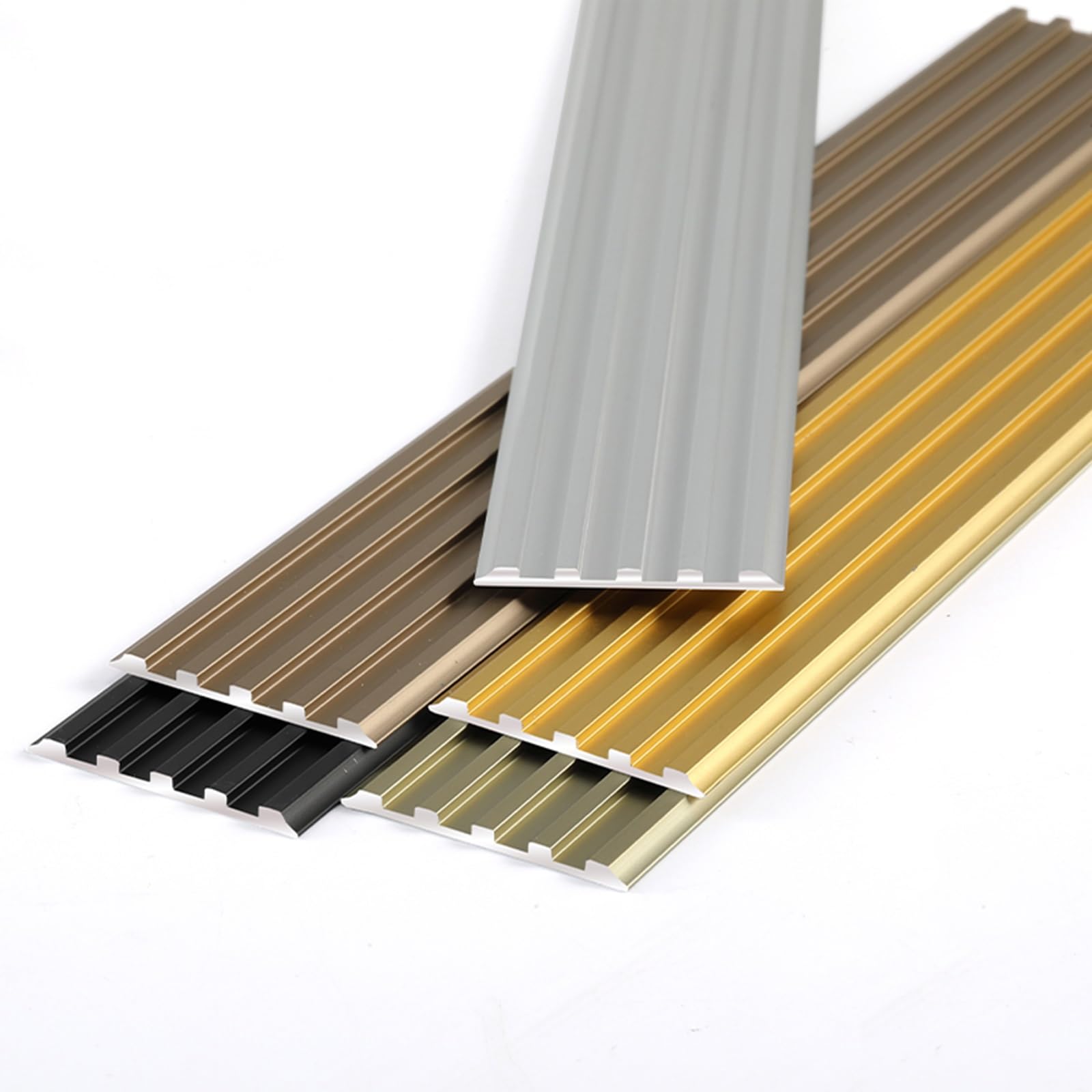 HJXGQJM Tiras Antideslizantes para Peldaños, Peldaños con Superficie Antideslizante, Tiras Antideslizantes Duraderas para Uso En Exteriores E Interiores, Peldaños De Escaleras Impermeables(Gold,50mm)
