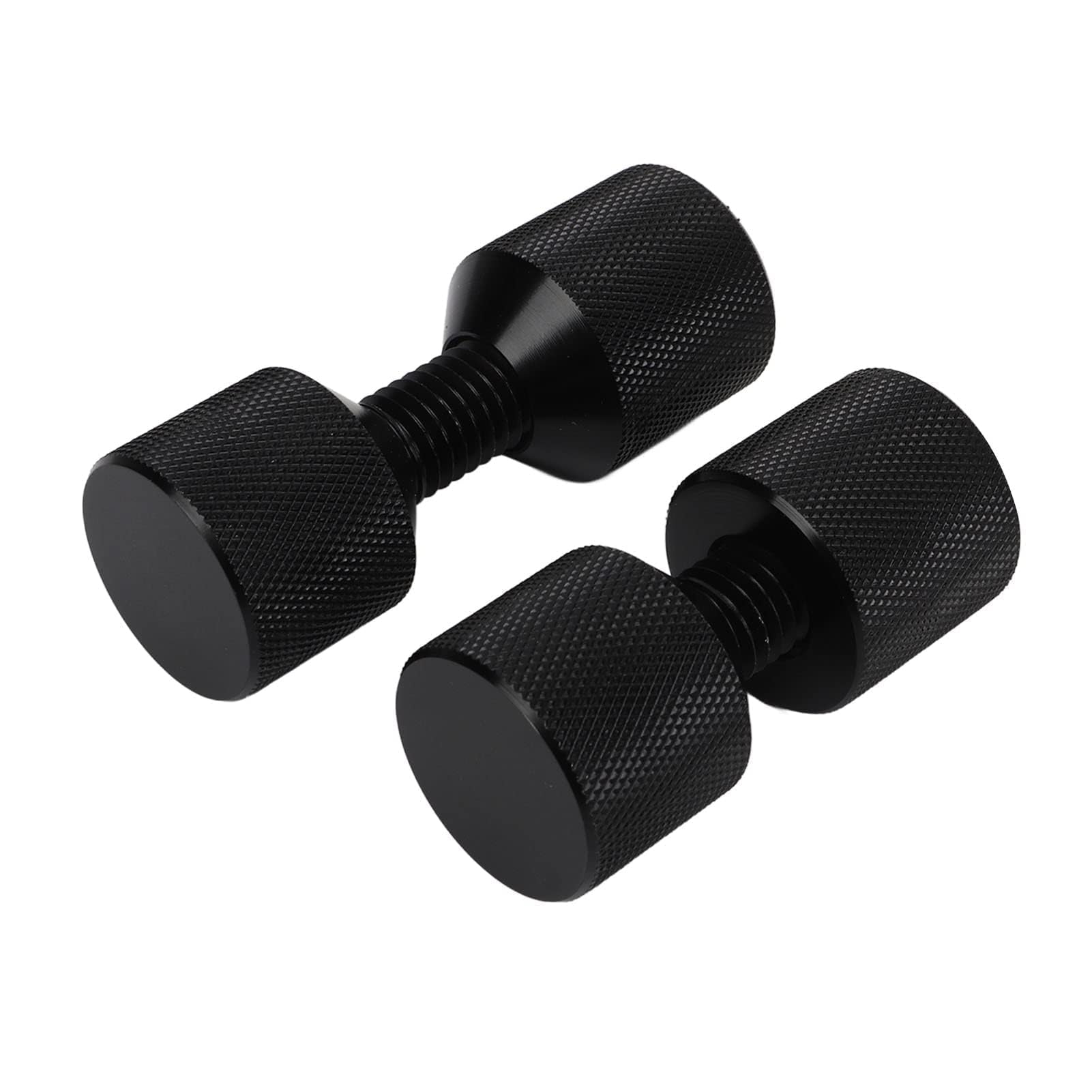 SUNGOOYUE 2 PCS FLANGE ALIGNAGE PINE BOURNAGE LOCAGE DE LOCATION DE LA PINE GUIDE BUNE PIN 1-1/8 Pouces Deux Trous Set Épingles à Double Trou Filetées en Aluminium avec Outils
