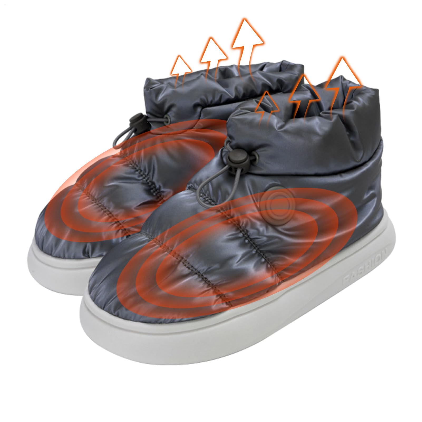 Scarpe riscaldanti per piedi, traspiranti, elettriche, calde, per uomo, comode