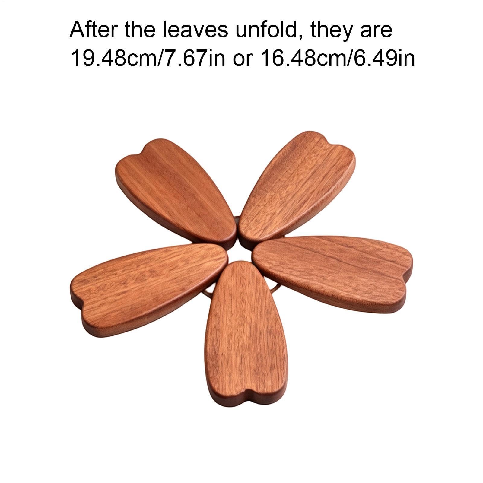 Dessous de Plat en Bois Sapin de Noël Support en Bois Résistant À La