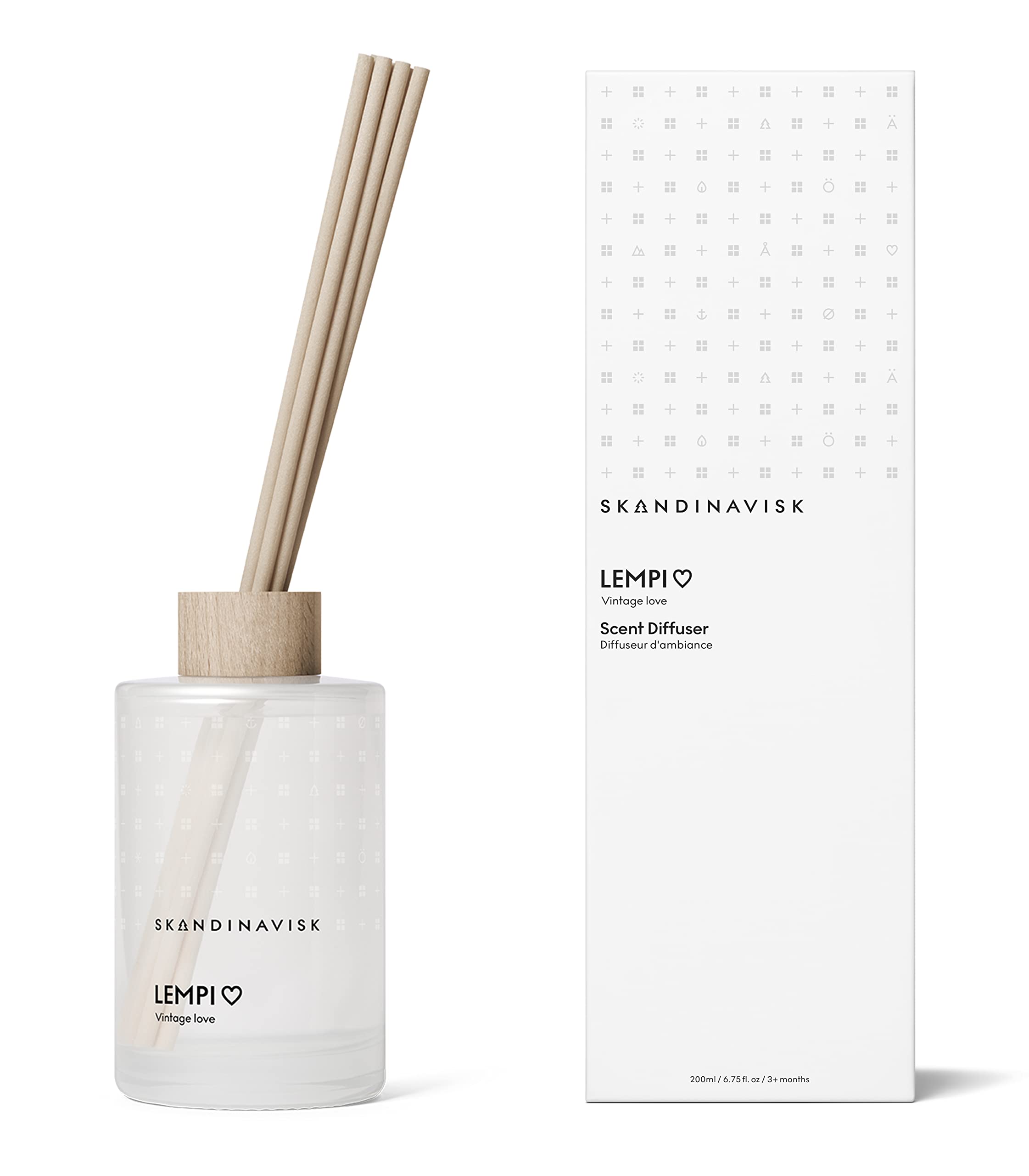 Skandinavisk Lempi ‘Love’ Lempi 'Love' Reed Diffuser With Reeds. Lasts +3 Months. Fragrance Notes: Peony And Rose, Strawberries And Mosses. 200 Ml Size 8
