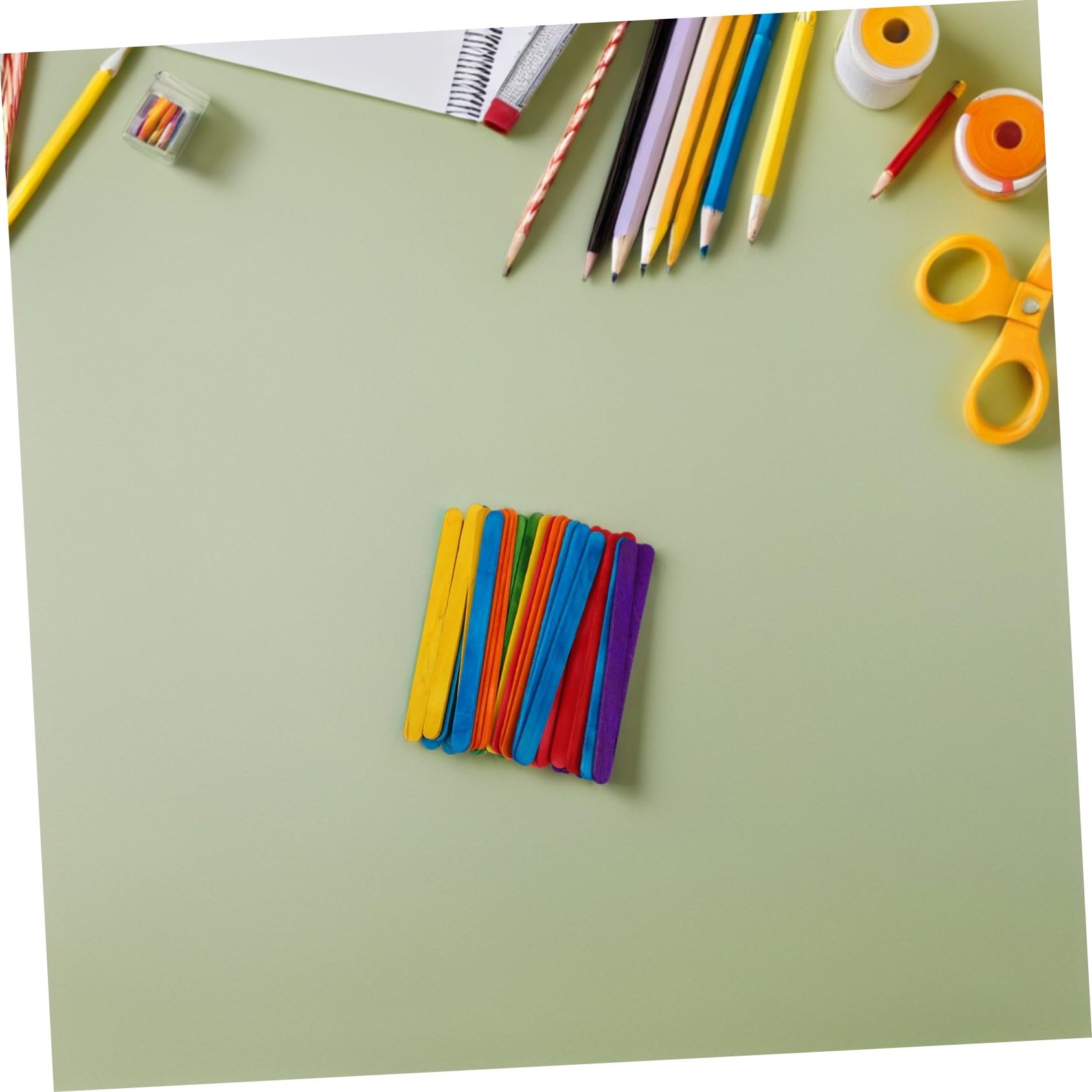Palitos de Helado de Madera para Manualidades Infantiles 500 Piezas