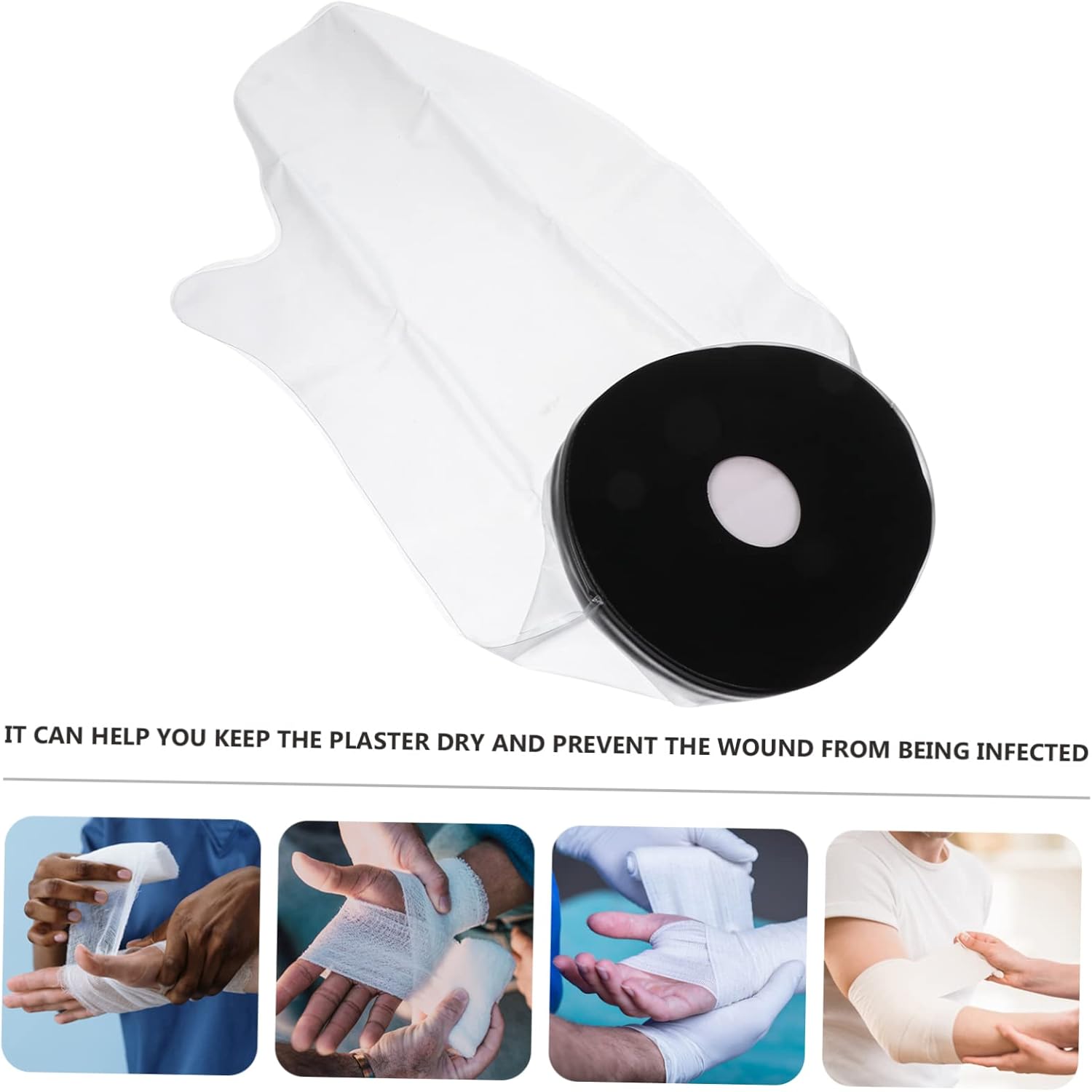 FOMIYES 4pcs Shower Cast Cover Arm Cast Protector for Hand Bandage Sleeve Environmentally Friendly