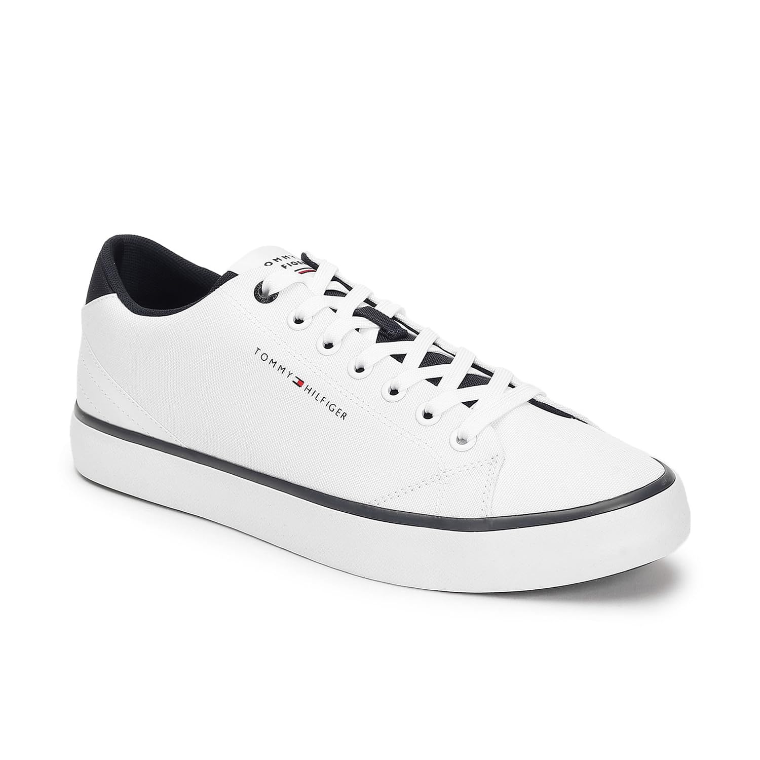 Tommy Hilfiger Polyester Solid White Men Flat Sneakers (F23HMFW204) Size- 45 (B0CKWDRML3) Amazon Price History, Amazon Price Tracker
