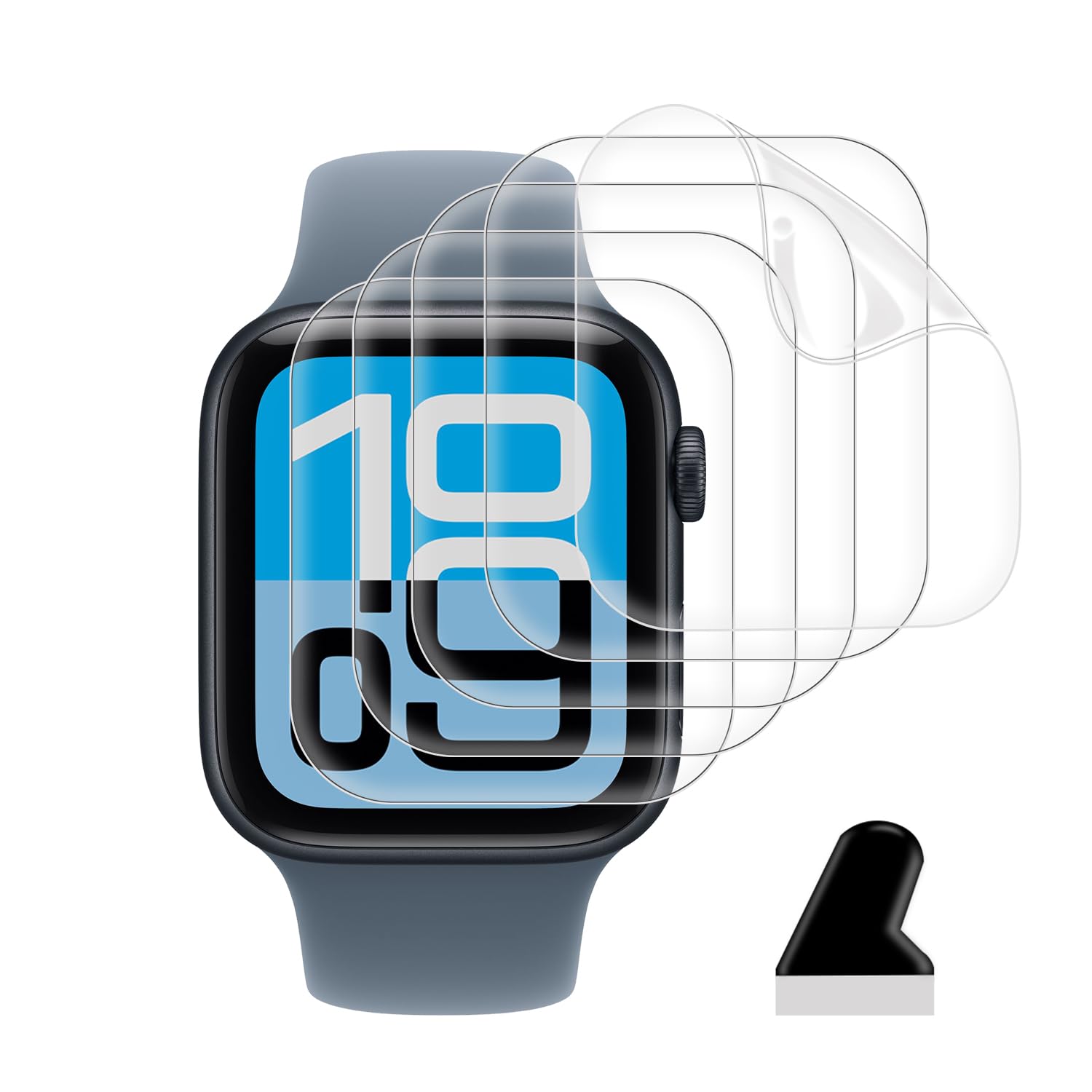 Amazon.co.jp: 【5枚セット】 対応 Apple Watch SE 3 40mm フィルム 5 