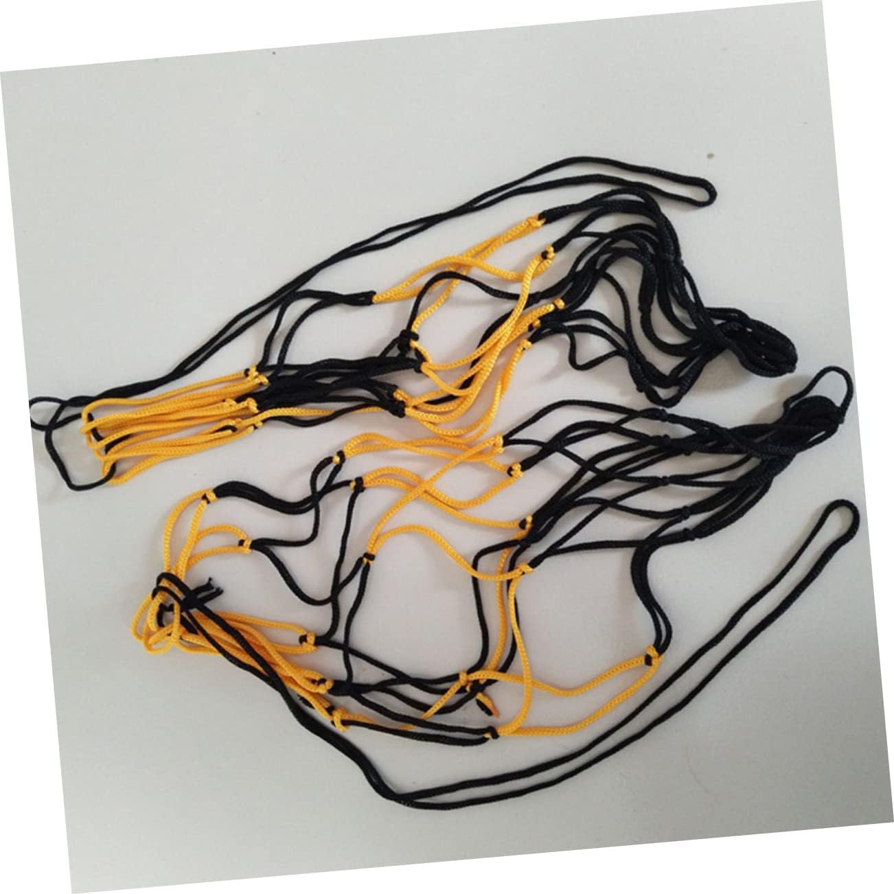 BESPORTBLE 15pcs Bag Portable Mesh Bag for Balls Basketball Net Handle Soccer Storage