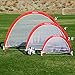 GoSports Portable Pop Up Soccer Goals for Backyard - Kids & Adults - Set of Two 4 ft Nets with Agility Training Cones and Carrying Case