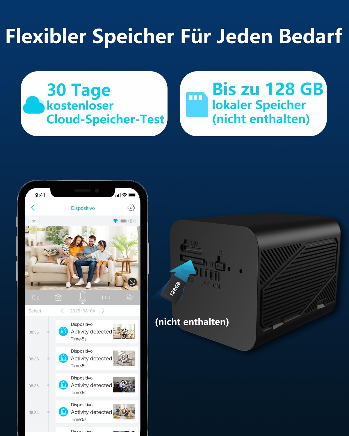 Mini Kamera, Bextgoo 4K Mini Überwachungskamera Innen WLAN mit Überlegener Nachtsicht –Völlig Blendfrei, Ultra Niedriger Stromverbrauch, 50 Tage Betrieb, 30-Tage Cloud-Test + Lokaler Speicher, Schwarz