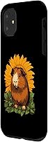 Vista 11 de iPhone 12 mini Guinea Pig Sunflower for Guinea Pig Lovers Case