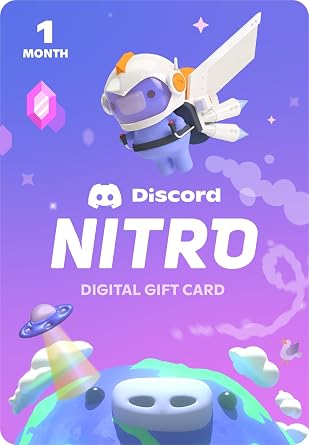 Discord Nitro 1-Month Standard | PC/Mac Code