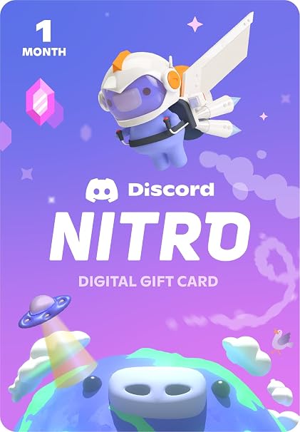 Discord Nitro 1-Month Standard PC/Mac Code