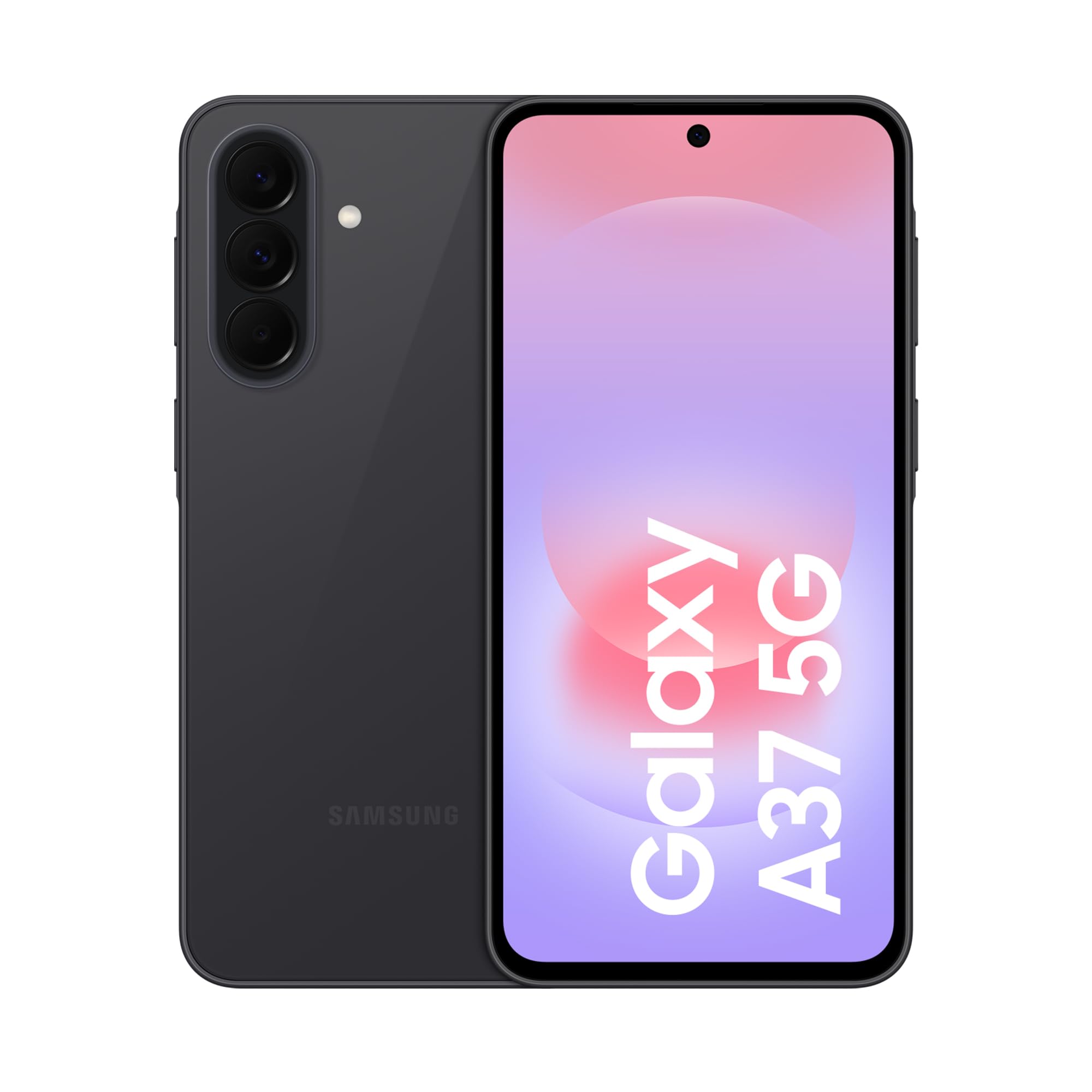 Samsung Galaxy A37 5G, 128GB, 3 anni di Garanzia, Smartphone sottile, Cerchia e Cerca, Gomma Oggetto, Suggerimento di modifica, Tripla Camera, IP68, 5.000 mAh, Awesome Charcoal [Versione Italiana]