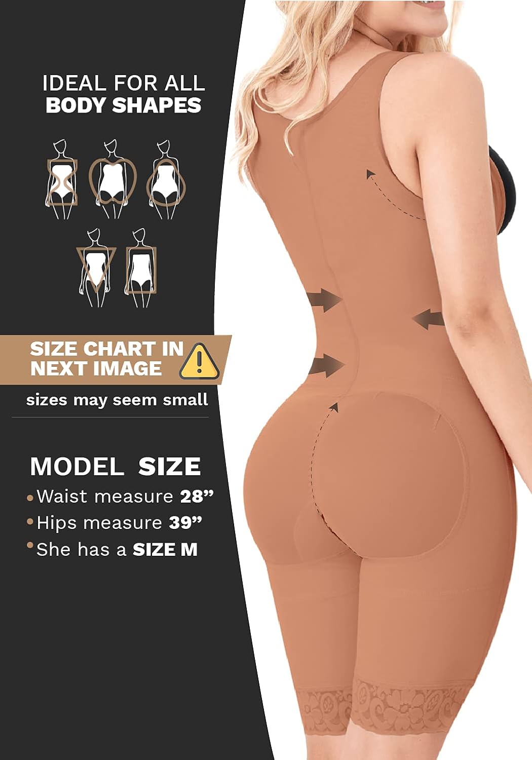 Sonryse Fajas Colombianas Reductoras y Moldeadoras Postparto Cesarea Shapewear Bodysuit - Image 2