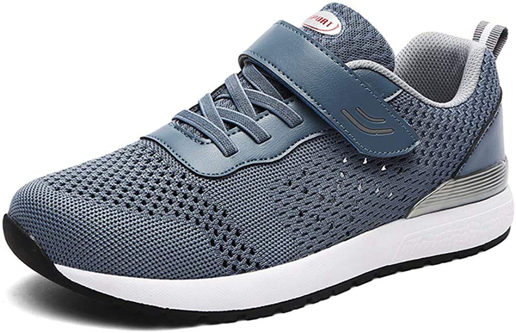 Leader ShowMen's Casual Elderly Safety Walking Shoes Light Weight Strap Comfort Sneakers