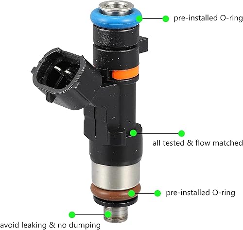 Miniatura 18 de 6 inyectores de combustible compatibles con BMW X3 X5 Z4 128i 325i 328i 330i 528i 328xi 525xi 528xi 528xi 530i 330xi 325xi 528i xDrive 328i xDrive