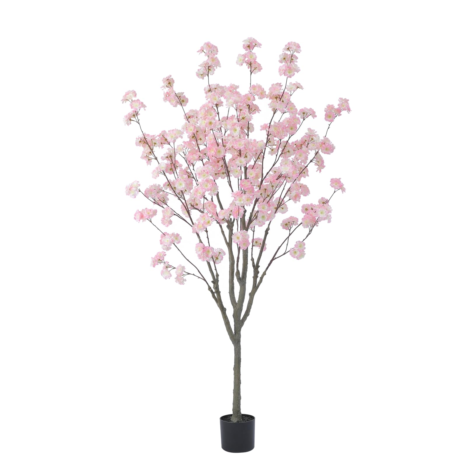 Nafresh Tall Artificial Cherry Blossom Tree, 5Ft(60'), Realistic Potted Silk Faux Tree, Indoor/Outdoor for Home, Office, Living Room, Bedroom, Porch