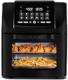 Gourmiia Air Fryer 14-Quart All in One Digital Kitchen Airfryer, Oven, Rotisserie, Dehydrator & Deep Fryer – Versatile Kitchen Appliance with Guided Cooking and 12 One-Touch Presets