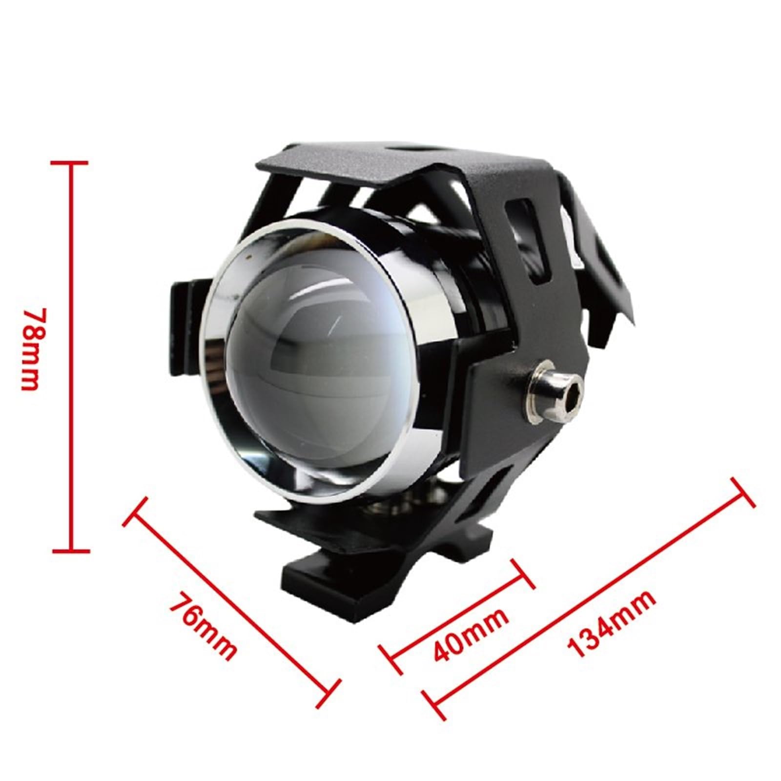 Moto Faro Anteriore 2 Pezzi/paia 3000LM Chip 3 Modalità Moto LED Luce Di Guida Faro U5 Motore Fendinebbia