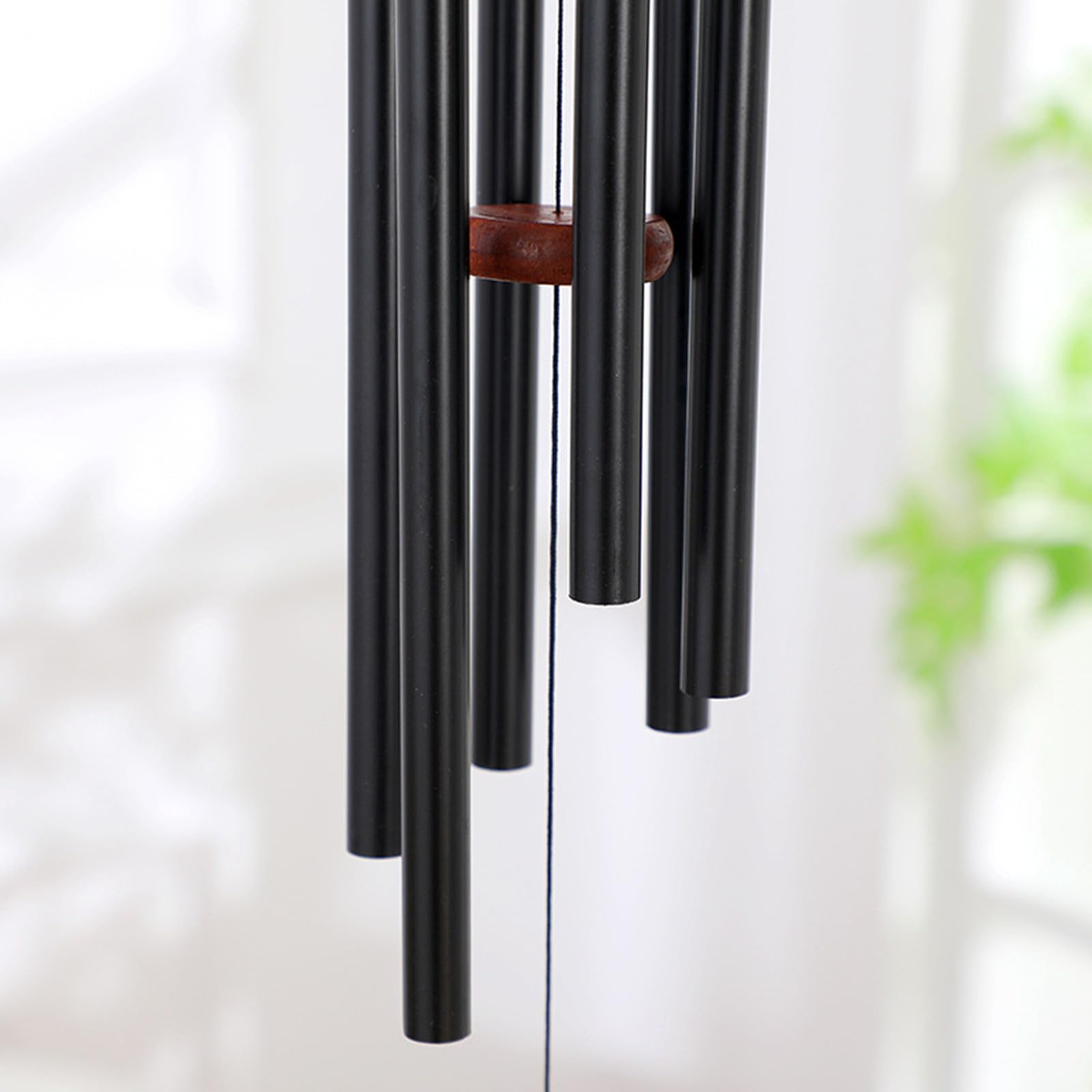 Lucky Wind Chimes, Vintage Metal Hanging Wind Bell Outdoor Good Luck Hanging Charm with Coin for Garden Home Patio Yard (Vintage) - Image 2
