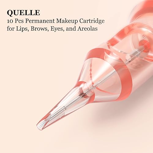 Miniatura 3 de QUELLE 10 Uds. Caridge de maquillaje permanente desechable #10 Bugpin 1RL Round Liner ceja para máquina de maquillaje permanente (1001RL)