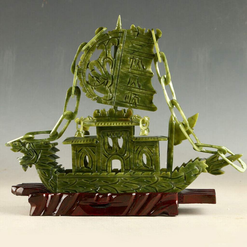 ドラゴン彫刻オブジェ Amazon.co.jp: 100%天然 シン・イ・ジェイド 彫刻 ドラゴン