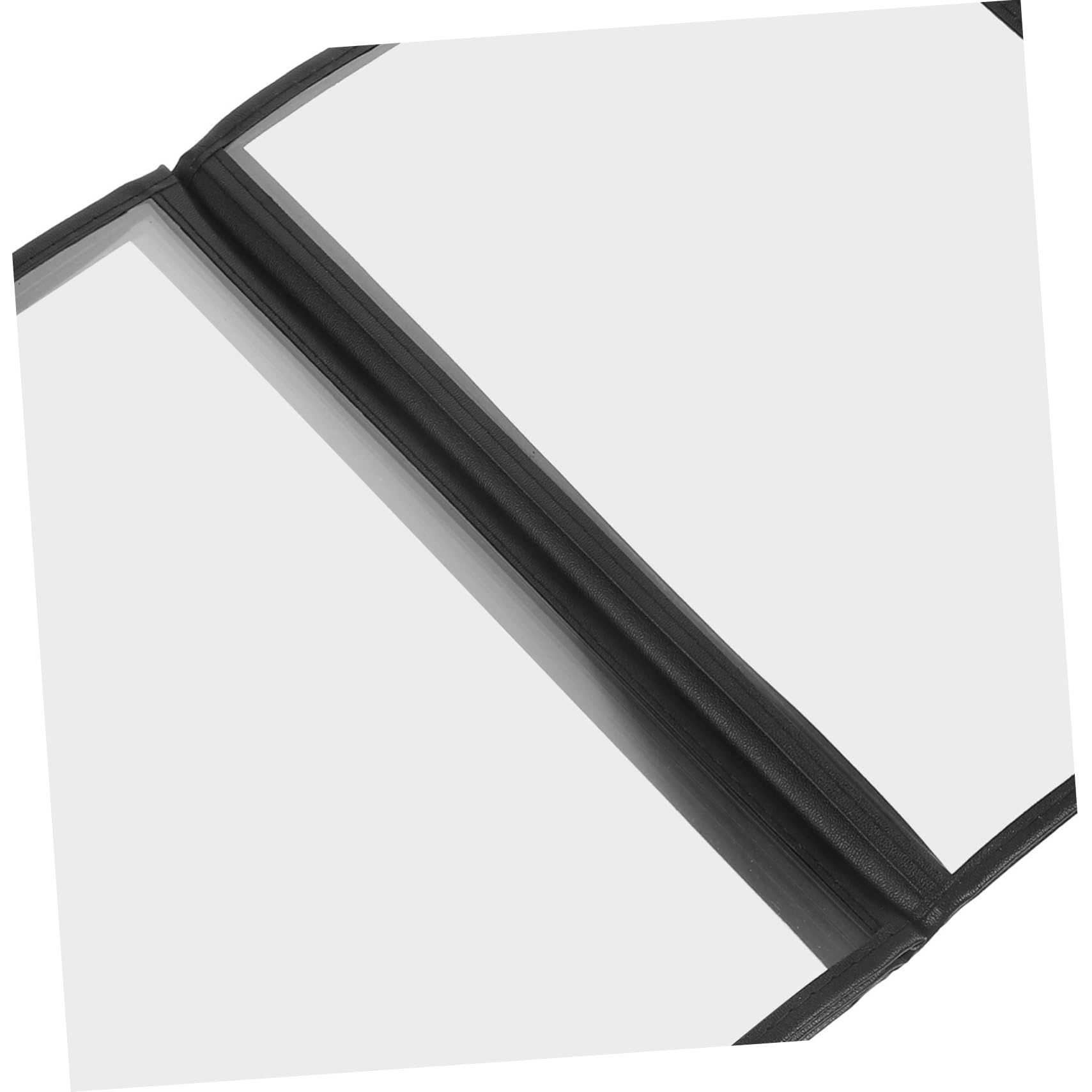 Mipcase Porta Menù Trasparente 6 Pagine 12 Facciate Cartella Menù Per Ristorante Bar Cafetteria Facile e Veloce Accessorio Essenziale Per Servizio Clienti