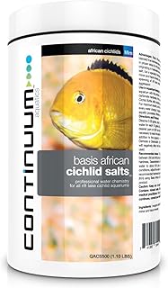 Basis African Cichlid Salts - Professional Water Chemistry Blend for All Rift Lake Cichlid Aquariums, 500 Grams