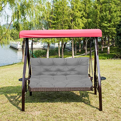 Coussin balancelle 100x100 de remplacement pour patio extérieur