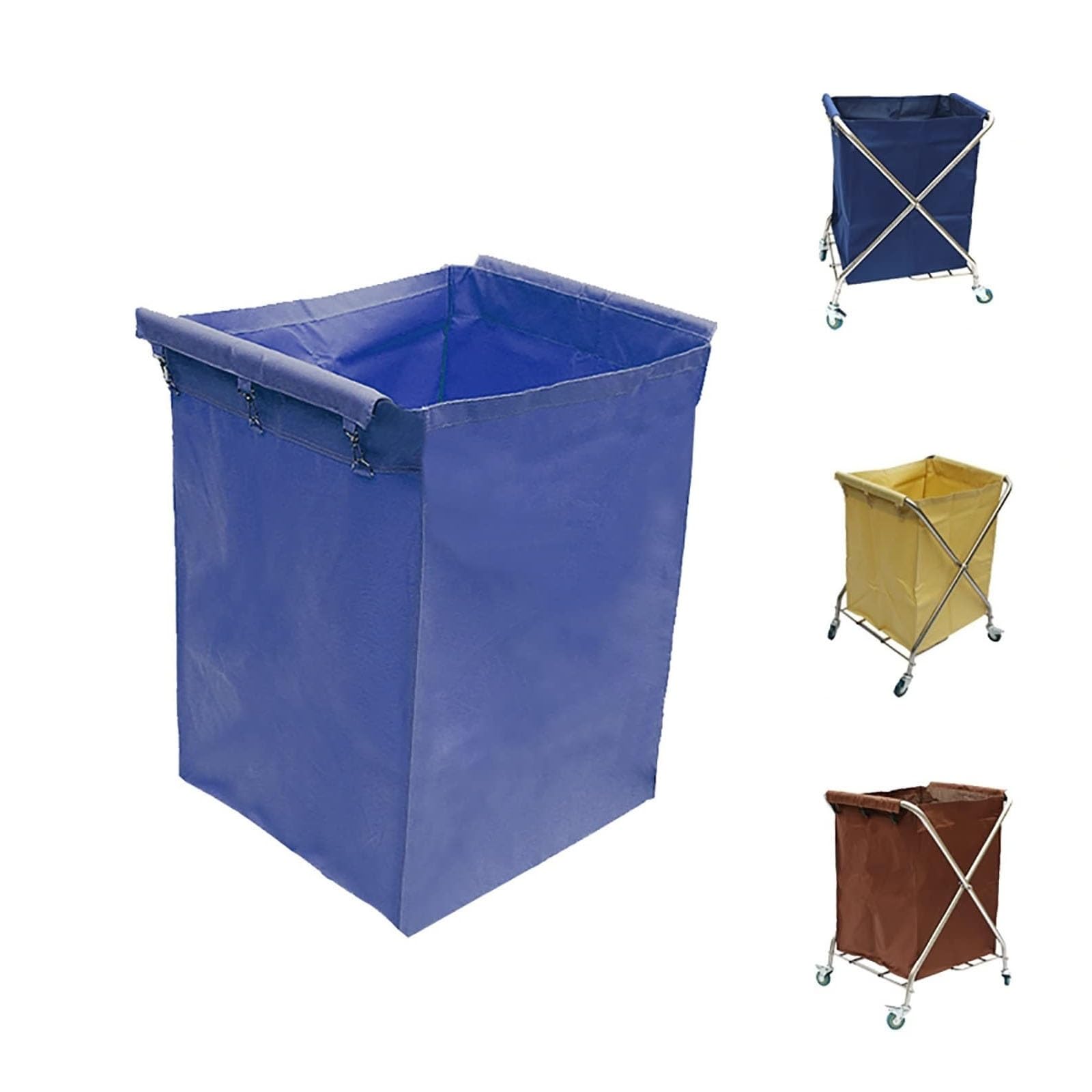 Sac de rangement pour chariot à linge en tissu Oxford durable et étanche