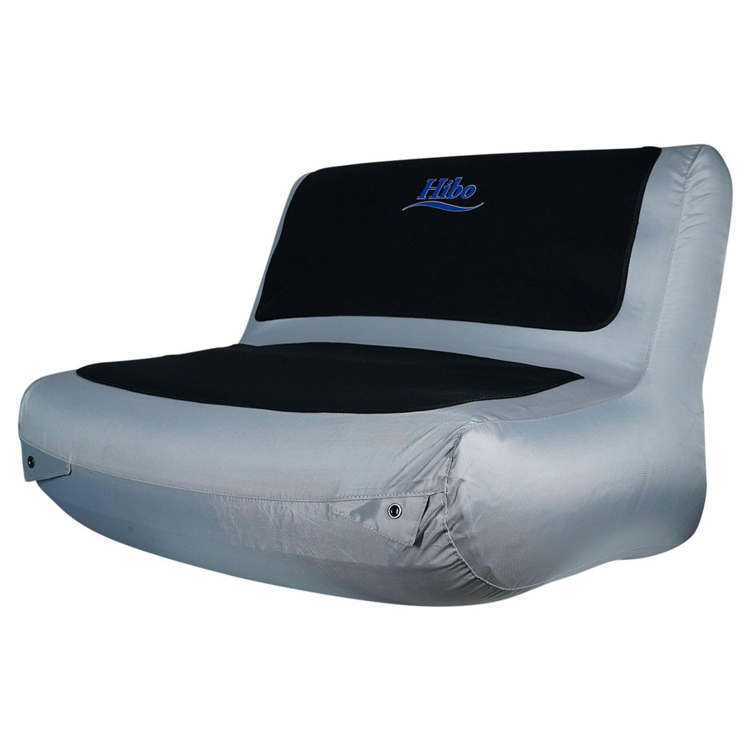 Hibo Siège de bateau gonflable - Banc de bateau pneumatique de qualité supérieure - Gris - Nylon - 80 cm de large