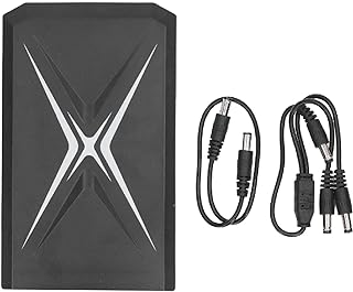 Uninterruptible Power Supply 8800mAh High Capacity Compact UPS System 2 Input Methods Mini UPS Battery Backup for Camera WiFi Router 9VDC Input