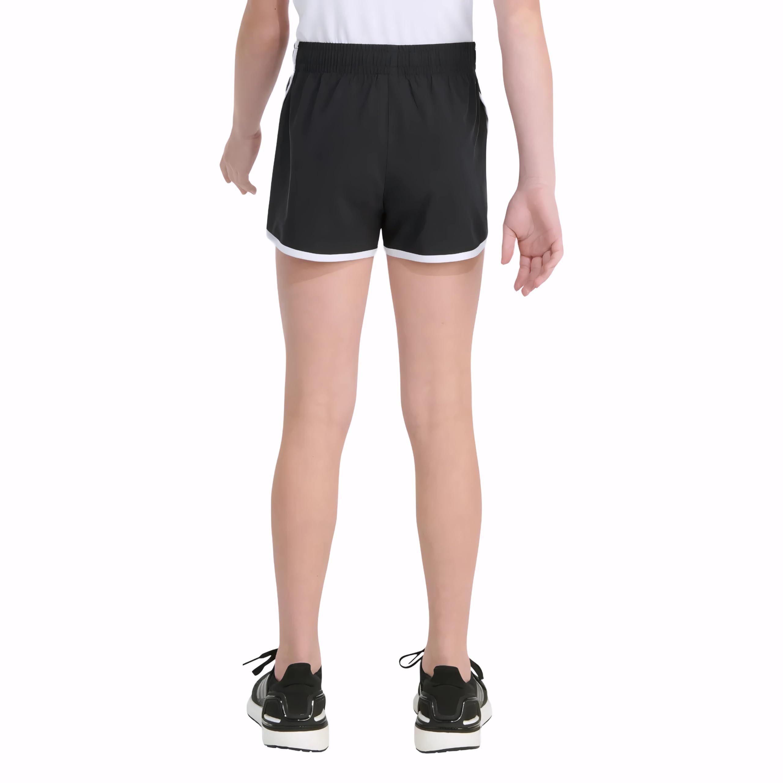 adidas Elastic Waistband Woven Pacer Gym Running Shorts - Shorty Dziewczynki