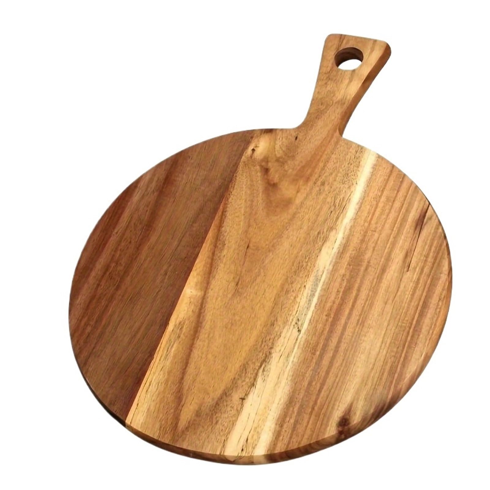 Genérico Tagliere in Legno di Acacia con Manico in, Adatto for la Cucina, Carne, Pane, for servire cibi cotti