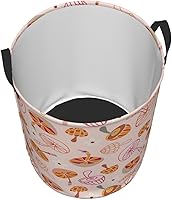 Vista 55 de Butterfly Laundry Hamper Large Collapsible Laundry Baskets with Handles Easy Carry Round Storage Basket Dirty Clothes Hamper Blanket Basket for