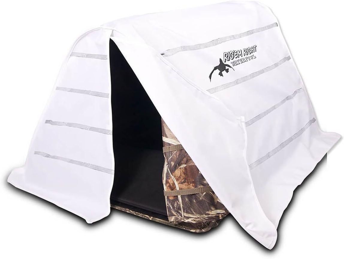 Rig'Em RIght ACK, LLC Field Bully Dog Blind, White