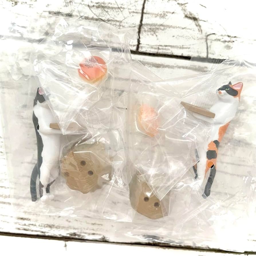 KITAN CLUB - 新品【ショーケース付】ねこのパン屋さん全5種 猫ラボ　ガチャフィギュアパン屋さん 2112771665.jpg?1702000444