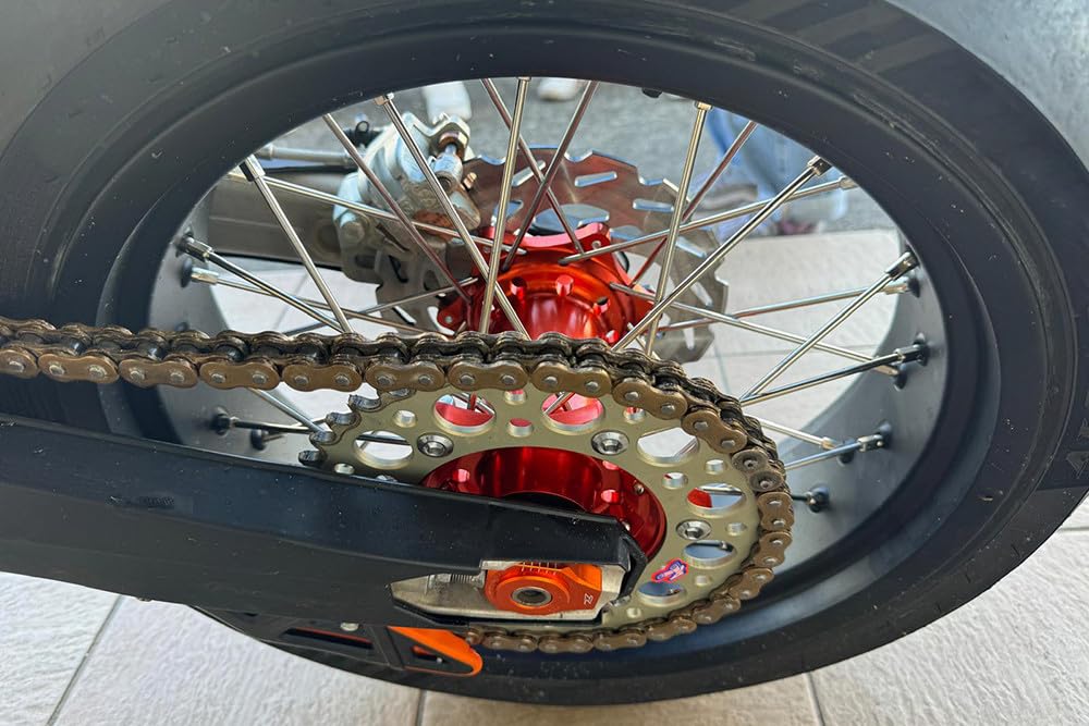 avdb -moto felga/szprychy koło tylne 5" x 17" kompatybilne z KTM SX 150 2013-2014, SXF 250 SX-F 2013-14, SXF 350 SX-F 13-14, HUSQVARNA FS 450 FS450 16-22, GASASGAS MC 12 GAS 5 21-23 Supermoto