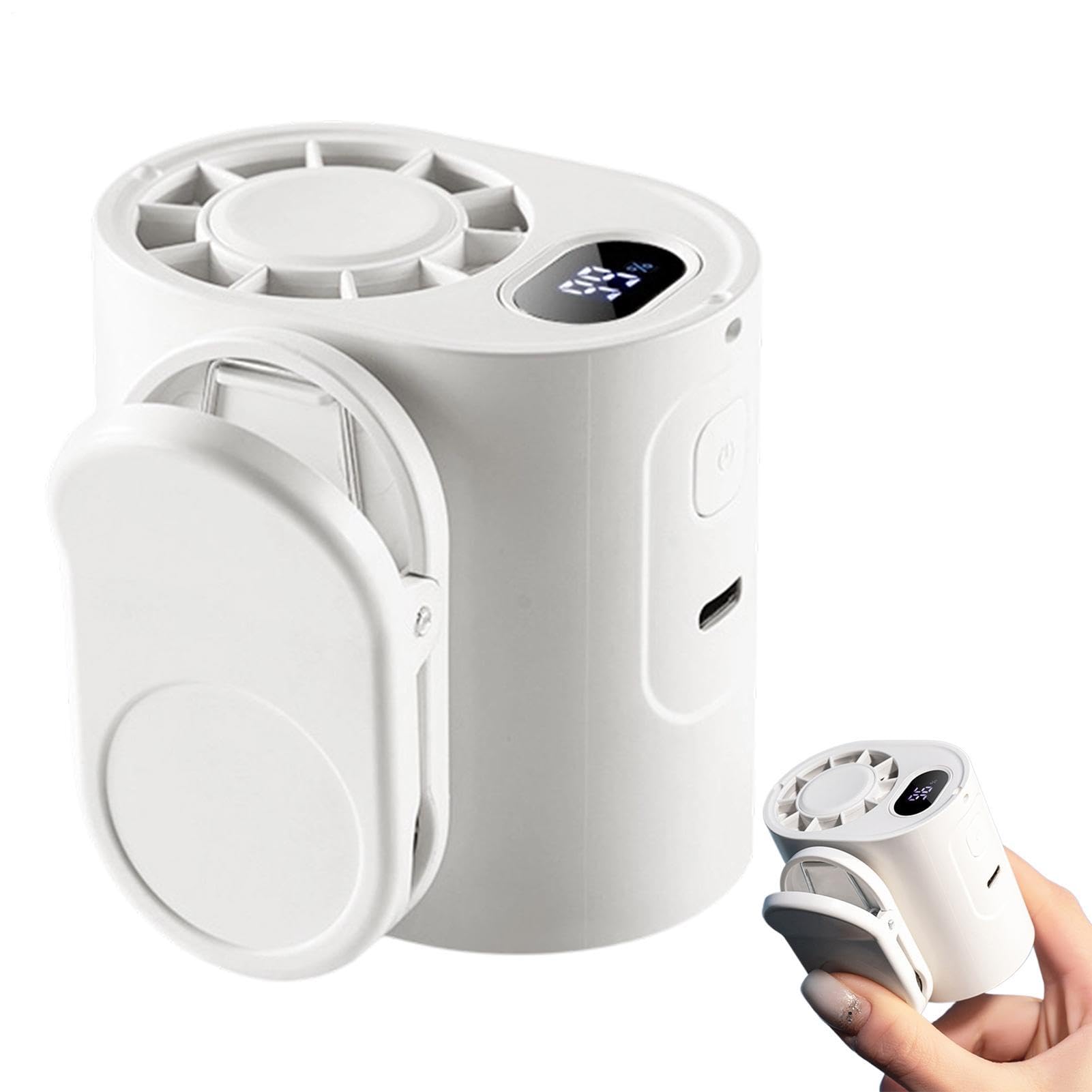 Mini ventilador USB con diseño flexible de 2,59 pulgadas y motor silencioso