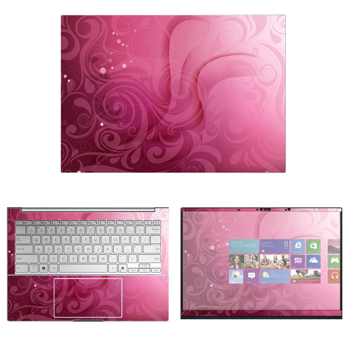 Decalrus - Protective Decal Sticker for The Asus Zenbook 14 OLED UX3405 (14" Screen) case Cover wrap ASzenbk14oled_UX3405-7