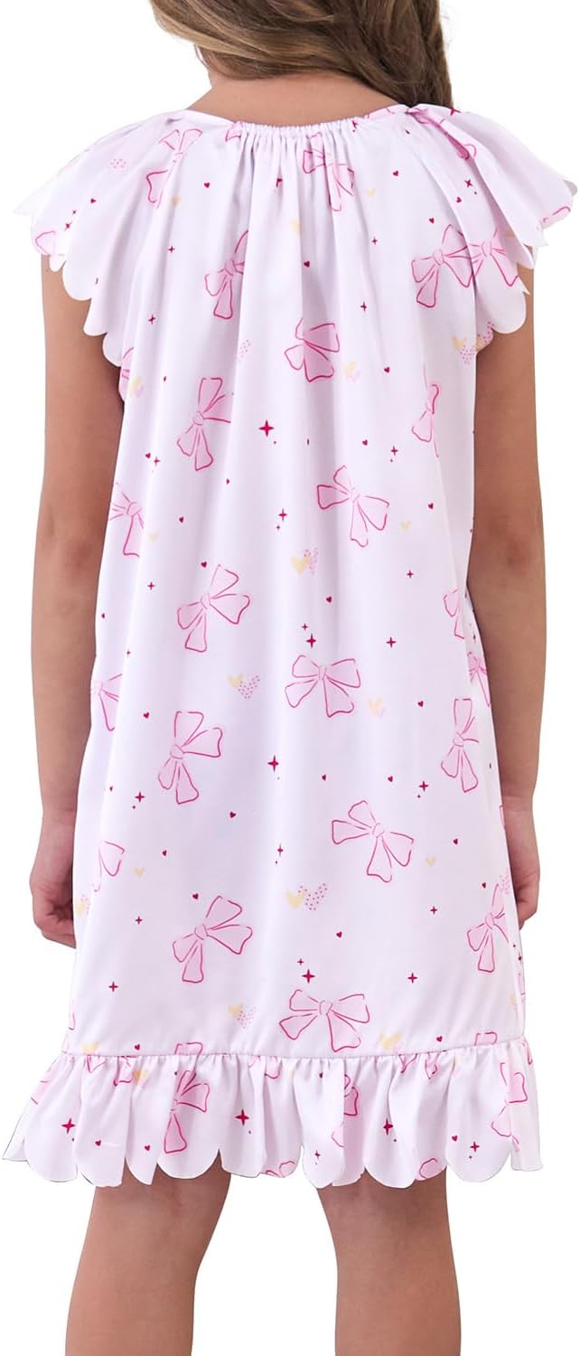 JESKIDS Girls Satin Nightgowns Silk Nightdress Pajama Clothes - Image 2