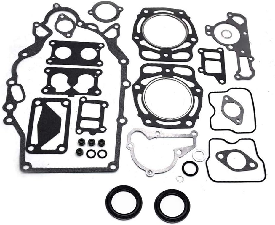 New KAF620 Complete Engine Rebuild Gasket Set for Kawasaki Mule 2500, 2510, 2520, 3000, 3010, 3020, 4000, 4010 FD620 & FD661 with 2 Oil Seals